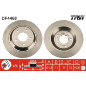 TRW | Bremsscheibe | DF4468