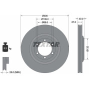 Textar | Bremsscheibe | 92282403