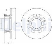 Delphi | Bremsscheibe | BG4673