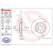 Brembo | Bremsscheibe | 09.5843.31