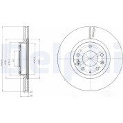 Delphi | Bremsscheibe | BG4316