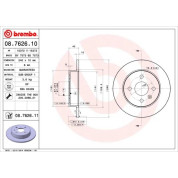 Brembo | Bremsscheibe | 08.7626.11