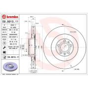 Brembo | Bremsscheibe | 09.9915.11