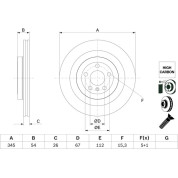 BOSCH | Bremsscheibe | 0 986 479 F69