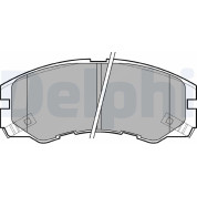 Delphi | Bremsbelagsatz, Scheibenbremse | LP964