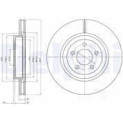 Delphi | Bremsscheibe | BG9050