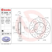 Brembo | Bremsscheibe | 09.B356.1X