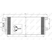 NRF | Kondensator, Klimaanlage | ohne Entfeuchter | 35140