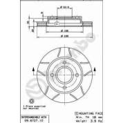 Brembo | Bremsscheibe | 09.6727.77