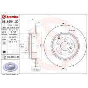 Brembo | Bremsscheibe | 08.8554.21