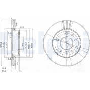 Delphi | Bremsscheibe | BG4015