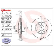 Brembo | Bremsscheibe | 09.C179.11