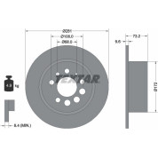 Textar | Bremsscheibe | 92031400