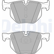 Delphi | Bremsbelagsatz, Scheibenbremse | LP2068