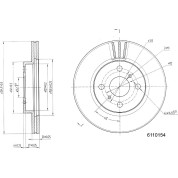 Metzger | Bremsscheibe | 6110154