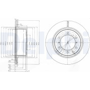 Delphi | Bremsscheibe | BG4014