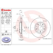 Brembo | Bremsscheibe | 09.A721.11