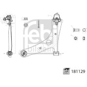 febi bilstein | Lenker, Radaufhängung | 181129