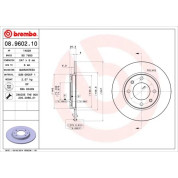 Brembo | Bremsscheibe | 08.9602.10