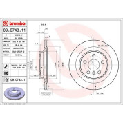 Brembo | Bremsscheibe | 09.C743.11