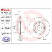 Brembo | Bremsscheibe | 09.A532.21