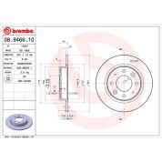 Brembo | Bremsscheibe | 08.9466.10