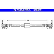 ATE | Bremsschlauch | 24.5306-0295.3