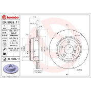 Brembo | Bremsscheibe | 09.9925.11