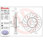 Brembo | Bremsscheibe | 09.A828.11