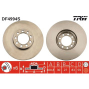 TRW | Bremsscheibe | DF4994S