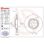 Brembo | Bremsscheibe | 09.9821.11