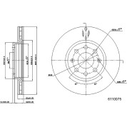 Metzger | Bremsscheibe | 6110075