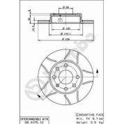 Brembo | Bremsscheibe | 08.4475.75