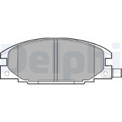 Delphi | Bremsbelagsatz, Scheibenbremse | LP629