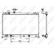 NRF | Kühler, Motorkühlung | 53410