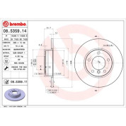 Brembo | Bremsscheibe | 08.5359.11