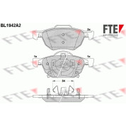 FTE | Bremsbelagsatz, Scheibenbremse | 9010534