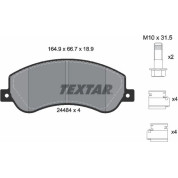 Textar | Bremsbelagsatz, Scheibenbremse | 2448404