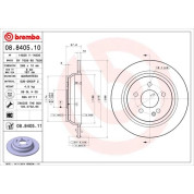 Brembo | Bremsscheibe | 08.8405.11