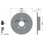 Textar | Bremsscheibe | 92130500