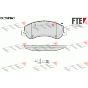 FTE | Bremsbelagsatz, Scheibenbremse | 9010628