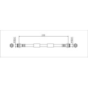 Metzger | Bremsschlauch | 4111806