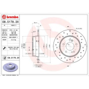 Brembo | Bremsscheibe | 08.5178.3X