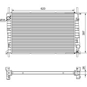 Valeo | Kühler, Motorkühlung | 701527