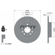 Textar | Bremsscheibe | 92118503