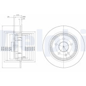 Delphi | Bremsscheibe | BG3969