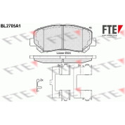 FTE | Bremsbelagsatz, Scheibenbremse | 9010931