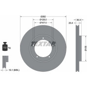 Textar | Bremsscheibe | 92006107