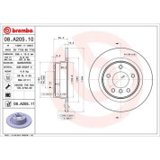 Brembo | Bremsscheibe | 08.A205.11