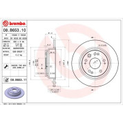 Brembo | Bremsscheibe | 08.B653.11